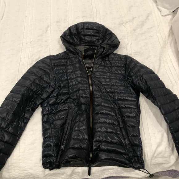 Duvetica mens black light weight winter jacket